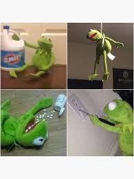 Kermit Suicide Meme Greeting Card By Rooox Redbubble