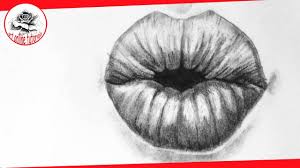 Grab those pencils and markers for this cool shark drawing tutorial. How To Draw Lips Kissing Step By Step By Pencil Youtube