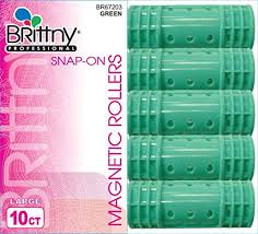 Amazon.com: Brittny Rodillos magnéticos a presión, color verde, 10  unidades, grandes (paquete de 3) : Belleza y Cuidado Personal