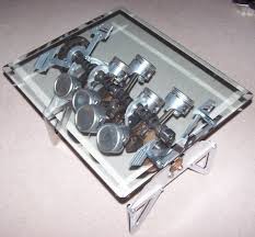 Engine block coffee table man cave decor do it yourself tisch wohnen wolle kaufen ahhh want this car part furniture automotive father son duo builds wrx boxer in wrinkle red touch mercedes woodworking projects v8 tables 3 day by engineer on 500 00 cool benz is a good steemit how to make an top gear. Engine Block Coffee Table Engine Table Custom Industrial Furniture Car Part Furniture