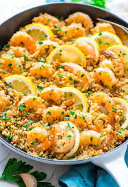 Garlic Shrimp With Quinoa Easy Quick And Delicious Healthy Recipe With Fresh Lemon And Garlic Not Too Spicy With L Best Quinoa Recipes Recipes Easy Meals