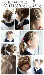 10 Easy Little Girls Hairstyles 5 Minutes Somewhat Simple Easy Little Girl Hairstyles Kids Hairstyles Girl Hair Dos