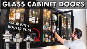 In this article, we will show you how to install cabinet doors yourself and still get great results.the benefits of installing your own doorsbefore we dive into the. How To Make Glass Cabinet Doors With Router Bits Home Bar Pt 3 Youtube