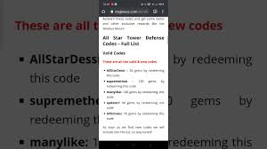 Both those that work today and those that are no longer usable. All Star Tower Defense Codes Youtube