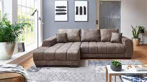 Ecksofa Maxy L Stoff Braun Motorische Sitztiefenverstellung Haus Deko Ecksofa Ottomane