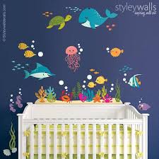 Check out our sea life wall decals selection for the very best in unique or custom, handmade pieces from our wall decals & murals shops. Under The Sea Wall Decal Fishes Wall Decal Ocean Wall Etsy Wall Stickers Nursery Boy Nursery Wall Stickers Nursery Wall Decals
