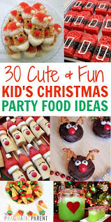 This mocktail idea is christmas in a cup. 30 Simple Fun Children S Christmas Party Food Ideas