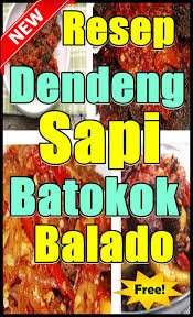 Nah, agar resep dendeng kering ini bisa dibuat dirumah. Resep Dendeng Sapi Batokok Bumbu Balado Sederhana For Android Apk Download