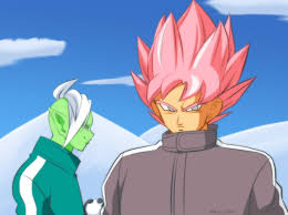 Black Goku And Zamasu Dragon Ball Dragon Ball Z Anime