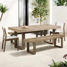 Explore our huge selection today! Portside Outdoor 76 5 Dining Table Benches Textilene Chairs Set