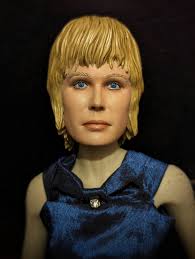 When was this photo of Joanna Lumley and David McCallum taken during  filming of Sapphire and Steel?