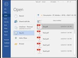 Cara Edit File Pdf Pada Microsoft Word 2013 Youtube