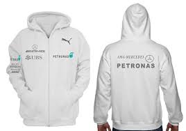 Men Mercedes Amg Petronas Hoodie Thin Sweatshirt