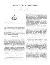 Tetapi harus mempunyai bab khusus untuk kajian pustaka guna menguatkan alasan pengajuan proposal dan juga probabilitas keberhasilan dari penelitian yang dilakukan. Pdf Merancang Pernyataan Masalah