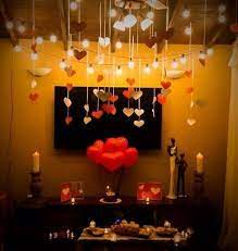 Romantic Anniversary Bedroom Decoration Ideas Valentines Day Decorations Romantic Room Decoration Valentine S Day Diy