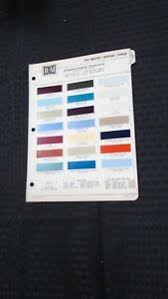 Details About 1969 Mercury Montego Cougar Models Factory Color Chart Rm Automotive Paint