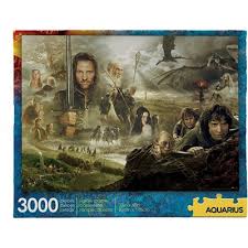 The first layer is a 1000+ piece jigsaw puzzle. The Lord Of The Rings Puzzles Target
