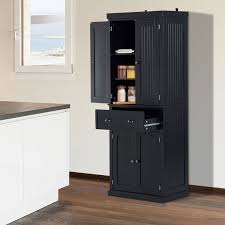 If you're planning to store dishes, appliances and other kitchen accessories alongside your food, opt for a larger pantry that's 30 to 36 inches wide. 72inch Wood Kitchen Pantry Cabinet Tall Storage Cupboard Food Organizer Shelf Home Furniture Black Walmart Canada
