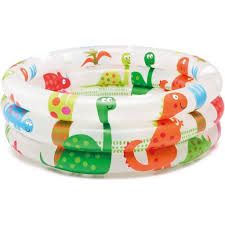 Intex Dinosaur 3 Ring Baby Pool 24 In X 8 5 In Baby Pool Boating With Baby Kid Pool