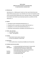 Salah satu tanda seseorang itu menyayangi rasulullah saw adalah dirinya merasa gembira dengan kelahiran rasulullah saw. Kertas Kerja Sambutan Maulidur Rasul 2018