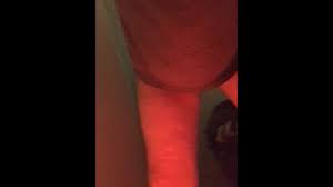 Girl slides her pussy over hot lava lamp