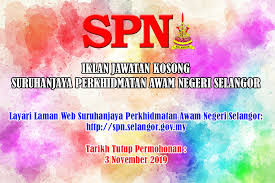 Berikut merupakan maklumat iklan kerja kosong yang ditawarkan oleh. Portal Kerajaan Negeri Selangor Darul Ehsan