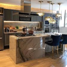 Amei Essa Cozinha Com Ilha Siga Com Imagens Cozinhas Modernas Cozinha Com Ilha Decoracao Cozinha