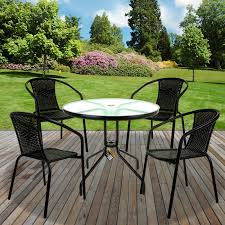 Dust with a soft, dry cloth. Vidaxl Outdoor Bistro Set 3 Pieces Poly Rattan Black Folding Bar Table Chairs For Sale Ebay