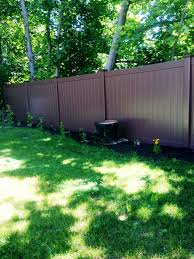 Maybe you would like to learn more about one of these? Solid Brown Vinyl Privacy Fence Backyard Upgrades Brown Vinyl Fence Fence Modern