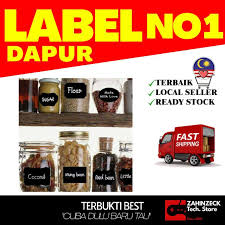 The pakatan belajar mengajar pengetahuan bahasa in johore headed by abdul rahman andak during the 19th century was especially important in introducing neologisms like pejabat (office, cf. Kitchen Label Sticker Malay Bahasa Melayu Label Dapur Malaysia Ready Stock Shopee Malaysia
