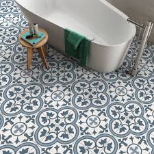 Our collection of victorian floor tiles will perfectly complement the period home. Victoriana Dover Blue Tileflair