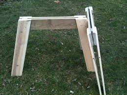 How to make portable folding saw horses from plywood. Simple Easy Folding Sawhorses 4 Steps With Pictures Instructables