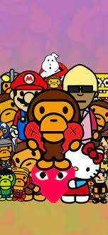Baby Milo Wallpaper Iphone X Allwallpaper In 2021 Bape Wallpapers Pop Art Wallpaper Graffiti Characters