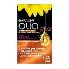 garnier olia bold 740 intense copper permanent hair dye