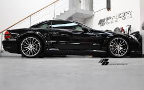 Prior Design Black Edition Widebody Conversion Aero Kit For Mercedes Benz Sl Series R230 Mercedes Slk Mercedes Benz R350 Mercedes