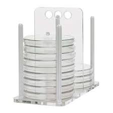 Petri Dish Rack Capacity 20 Dishes 150mm Dimensions 12 1 4 L X 6 W X 9 1 2 H From Cole Parmer Increases sample capacities of incubators and bench tops. cole parmer