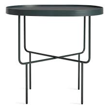 Roundhouse Tall Side Table In 2020 Tall Side Table Modern Accent Tables Round House
