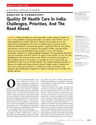 Sanford, nc home care agencies can provide seniors with assistance with daily activities and minor medical services in the comfort of the resident's home or apartment. Pdf Quality Of Health Care In India Challenges Priorities And The Road Ahead