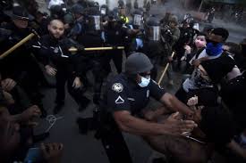 The governor of minnesota activated the national guard to respond to the in denver, shots were heard outside the state capitol. Protests Some Violent Spread In Wake Of George Floyd Death