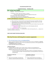 A Pith And Substance Analysis