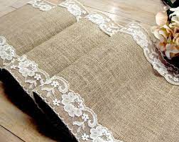 Wedding Burlap And Lace Table Runners Rustic Home Decor By Hotcocoadesign Cuval Bezi Elisi Fikirleri Dekorasyon Elisleri