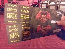 Sila klik link di bawah untuk menonton melalui youtube. Tiket Maharaja Lawak Mega 2019 Alshalihi