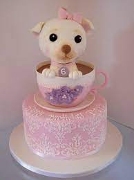 Teacup Chihuahua Cake Dog Cakes Puppy Cake Tea Cup Cake