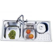 3.7 out of 5 stars. Gourmet Double Bowl Top Mount Stainless Steel Kitchen Sink W Drainboard Waste Bin A21 Buy Cheap Stainless Steel Kitchen Sink Over Mount Stainless Steel Kitchen Sink Drop In Kitchen Sink Product On