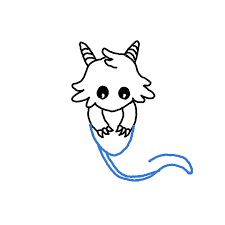 He is the first of the three arc villains in dragon ball gt and the main antagonist of the baby saga. How To Draw A Baby Dragon Step By Step Easy Drawing Guides Drawing Howtos