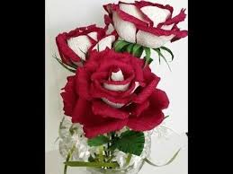 как сделать розу из гофрированной бумаги мастер класс видео Master Klass Roza Iz Gofrirovannoj Bumagi Diy Paper Rose Youtube Bumazhnyj Cvetok Bumazhnye Cvetochnye Remesla Cvety Iz Krep Bumagi