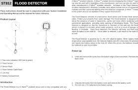 The problem is, that need is too. St812 Flood Detector User Manual Userman Everspring Industry