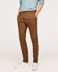 Image 2 Of Skinny Fit Chino Trousers From Zara Chino Trousers Mens Chino Trousers Stylish Pants