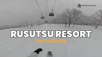 Top to Bottom Run at Rusutsu Ski Resort, Hokkaido
