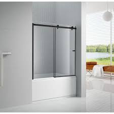 (4) — write a review. Amluxx Primo 60 In X 57 50 In Frameless Sliding Bathtub Door In Black The Home Depot Canada